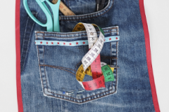 Taschenutensilo Upcycling Jeans